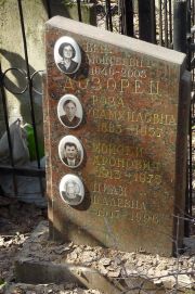 Дозорец Вера Моисеевна, Москва, Востряковское кладбище